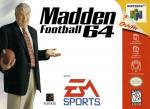 Madden Football 64 Box Art Front